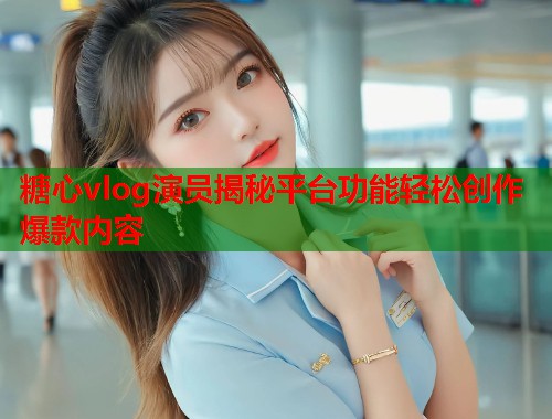 糖心vlog演员揭秘平台功能轻松创作爆款内容  第1张
