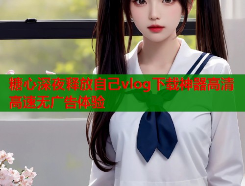 糖心深夜释放自己vlog下载神器高清高速无广告体验  第2张